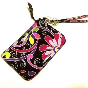 Vera Bradley Makeup Bag | Wristlet - Vinyl NEW